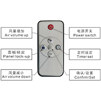 遙控款焊錫煙霧凈化器按鈕說(shuō)明